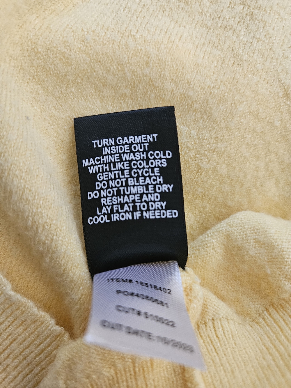 Torrid Pastel Yellow Pullover Sweater Raglan Crewneck Plus Size 5 5X 18518402 - Picture 5 of 7
